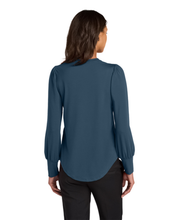 Load image into Gallery viewer, PSC - Mercer+Mettle Women’s Stretch Jersey Long Sleeve Blouson Top