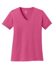 Load image into Gallery viewer, Advanced Orthopaedics - Port & Company Ladies Core Cotton V-Neck Tee