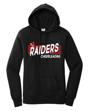 Load image into Gallery viewer, WJLFA Cheer - Port & Company Ladies Core Fleece Hooded Sweatshirt