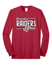 Load image into Gallery viewer, WJLFA Cheer - Port & Company Long Sleeve Core Blend Tee