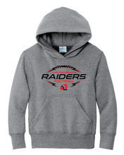 Load image into Gallery viewer, WJLFA Football - Port & Company Youth Core Fleece Hooded Sweatshirt