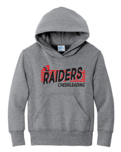 Load image into Gallery viewer, WJLFA Cheer - Port & Company Youth Core Fleece Hooded Sweatshirt
