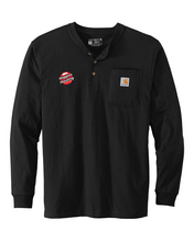 Load image into Gallery viewer, Higgins Hauling - Carhartt Long Sleeve Henley T-Shirt
