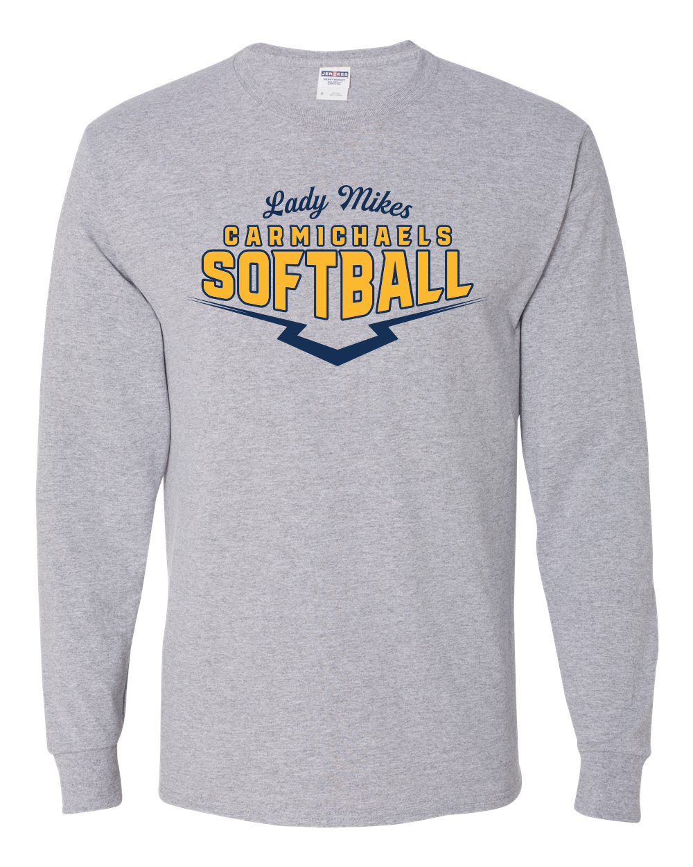 Carmichaels Softball - Jerzees Dri-Power Long Sleeve T-Shirt