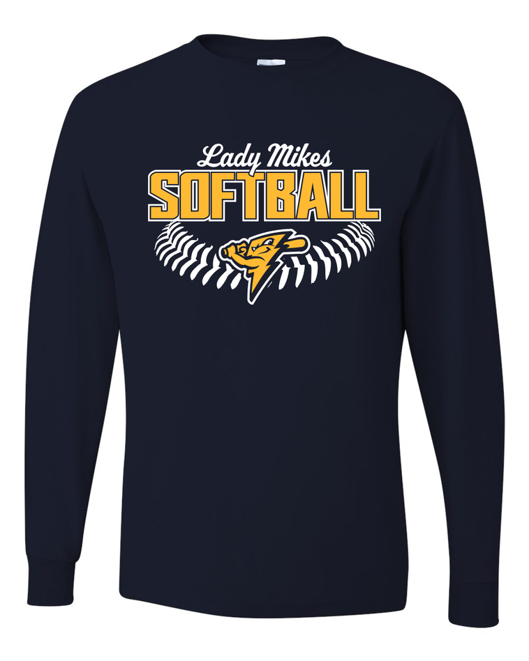 Mikes Softball - Jerzees Dri-Power Long Sleeve T-Shirt