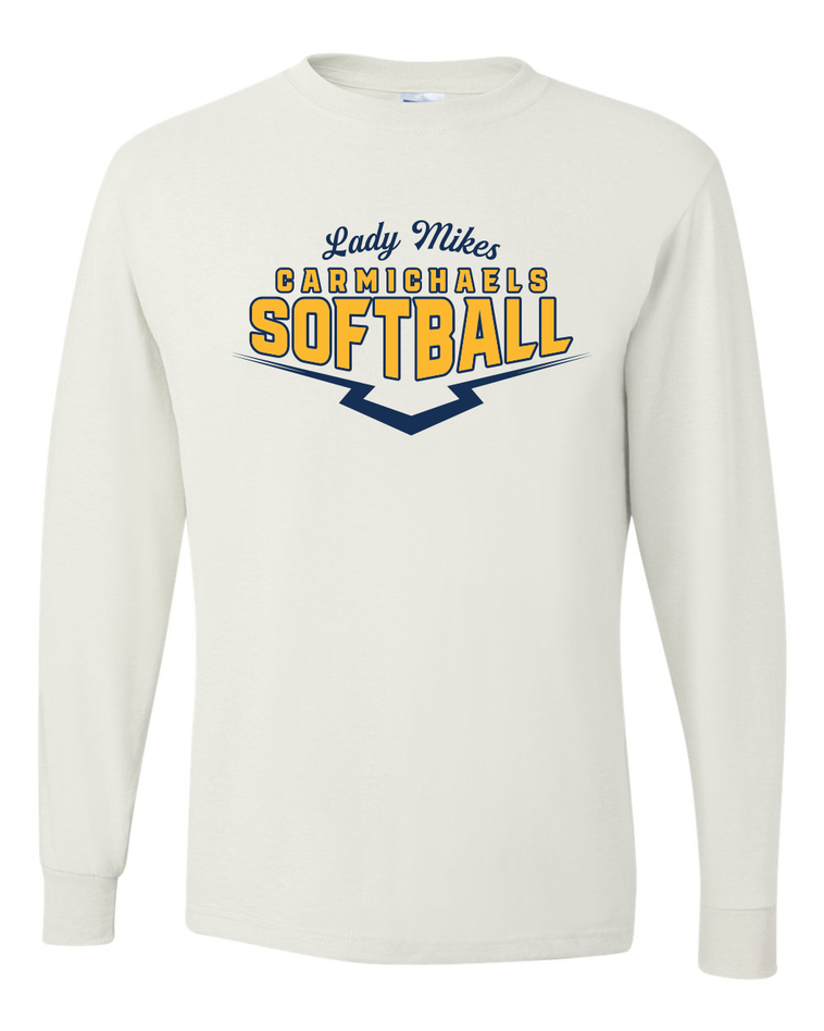Carmichaels Softball - Jerzees Dri-Power Long Sleeve T-Shirt