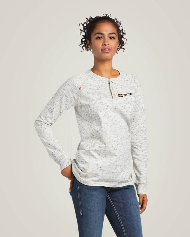 Venturi Supply - Ariat Women's FR Air Henley Top