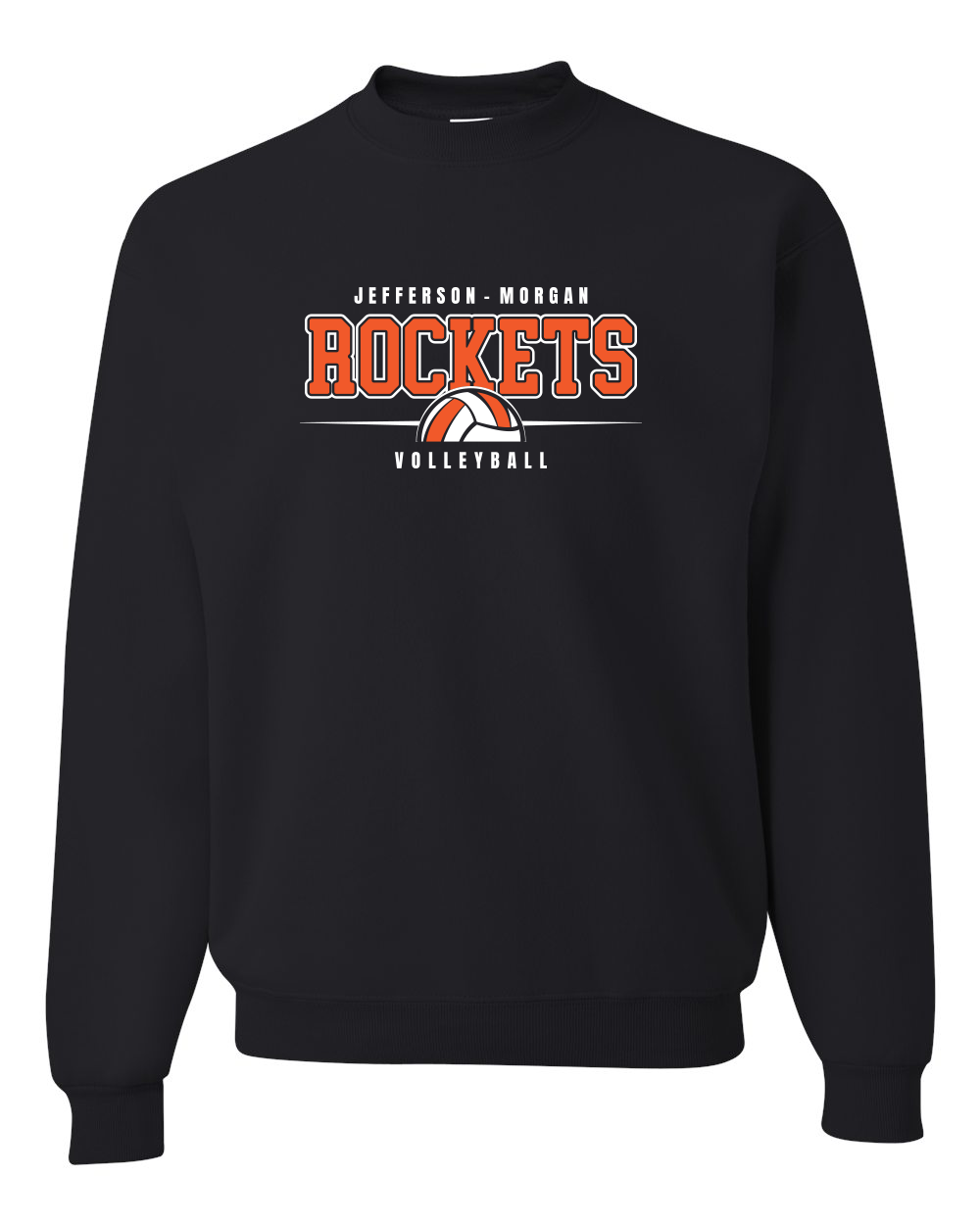 Rockets Volleyball - Jerzees NuBlend Crewneck Sweatshirt