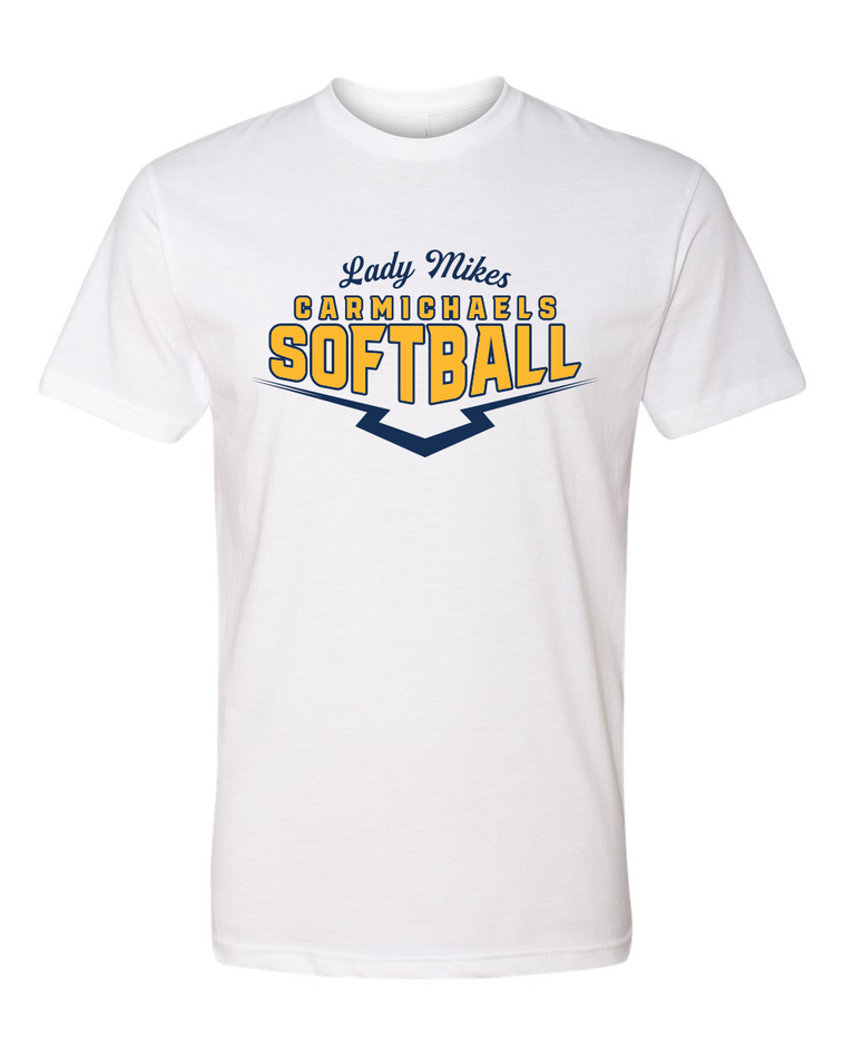 Carmichaels Softball - Next Level Unisex CVC T-Shirt *Soft Style*