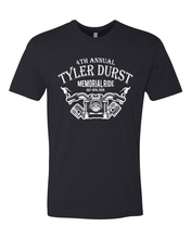 Load image into Gallery viewer, Tyler Durst Memorial Ride - Next Level Unisex CVC Tee
