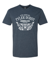 Load image into Gallery viewer, Tyler Durst Memorial Ride - Next Level Unisex CVC Tee
