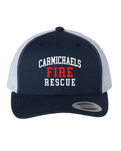 Load image into Gallery viewer, Carmichaels Fire - YP Classics Retro Trucker Cap
