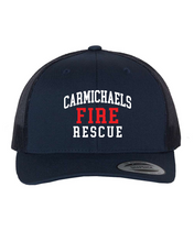 Load image into Gallery viewer, Carmichaels Fire - YP Classics Retro Trucker Cap
