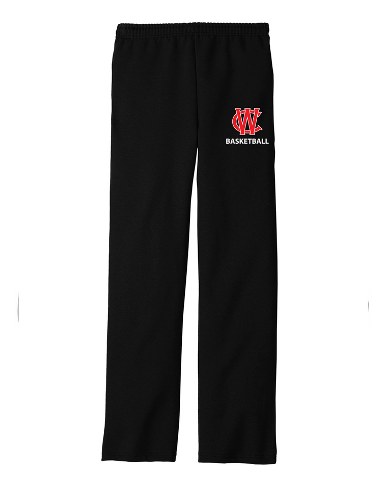 Waynesburg Girls Basketball - Jerzees NuBlend Open-Bottom Sweatpants with Pockets