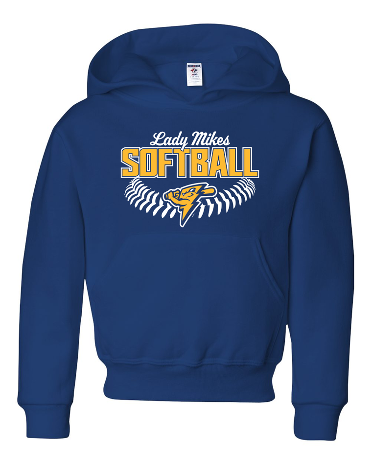Mikes Softball - Youth NuBlend Hooded Sweatshirt