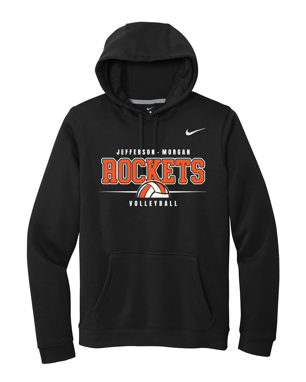 Rockets Volleyball - Nike Club Fleece Pullover Hoodie