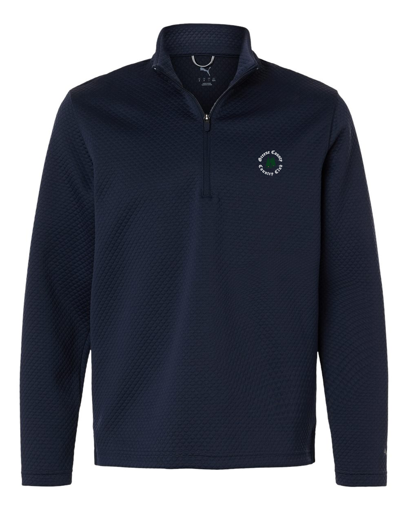 GCCC - Puma Golf Men's Pebble Quarter-Zip Pullover