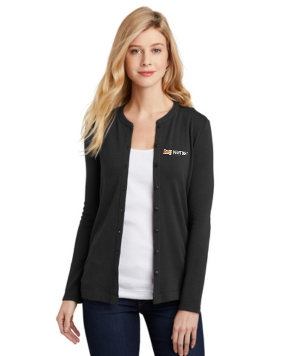 Venturi Supply - Port Authority Ladies Concept Stretch Button-Front Cardigan