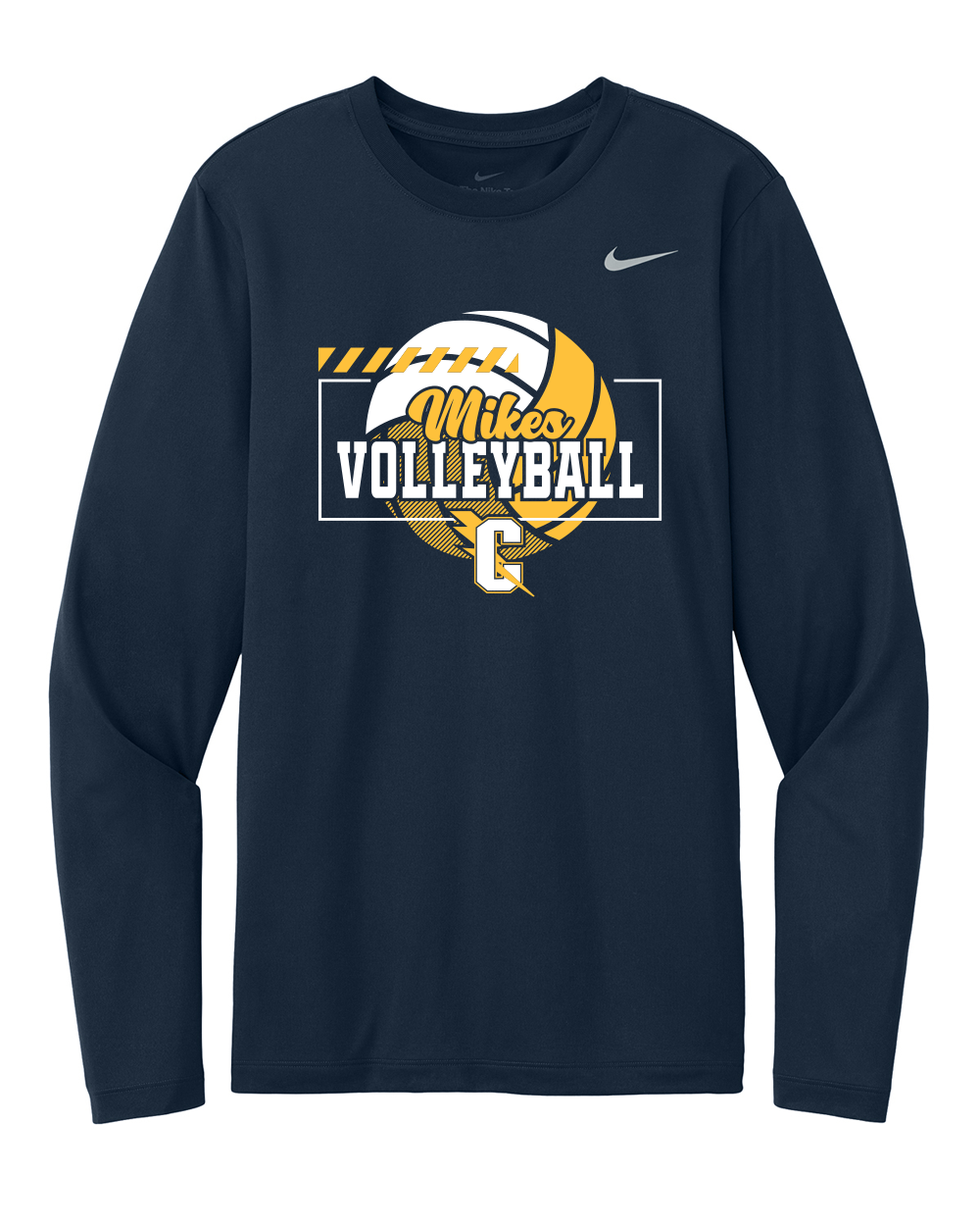 Mikes Volleyball - Nike Team rLegend Long Sleeve Tee