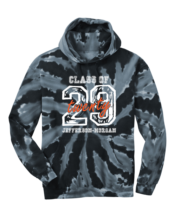 JM Class 2029 - Port & Co Tie-Dye Pullover Hooded Sweatshirt