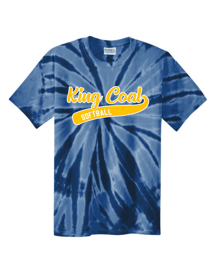 King Coal Softball - Port & Co Tie-Dye Tee