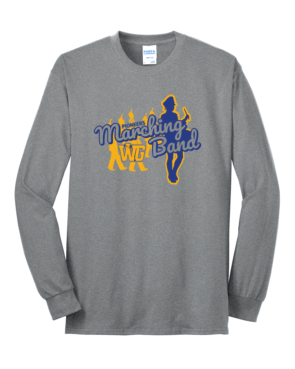 WG Marching Band - Port & Co Long Sleeve Core Blend T-Shirt