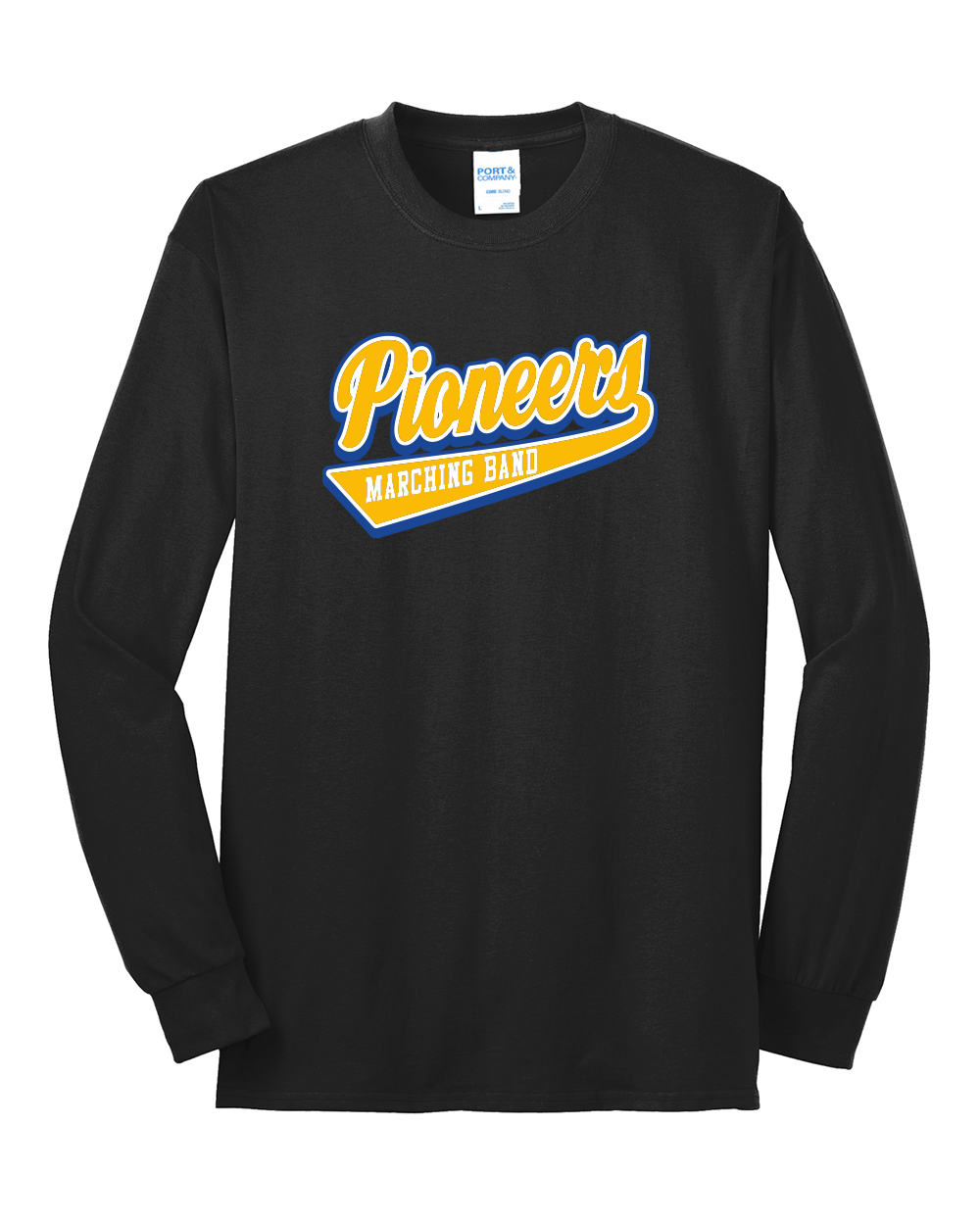 Pioneers Marching Band - Port & Co Long Sleeve Core Blend T-Shirt