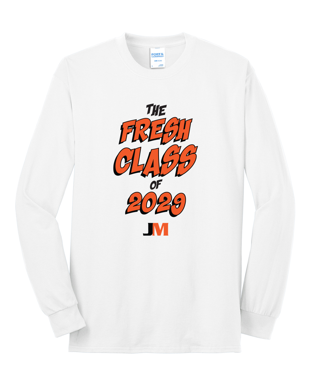JM Fresh Class 2029 - Port & Co Long Sleeve Core Blend Tee