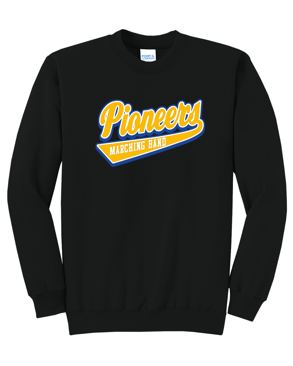 Pioneers Marching Band - Port & Co Core Fleece Crewneck Sweatshirt