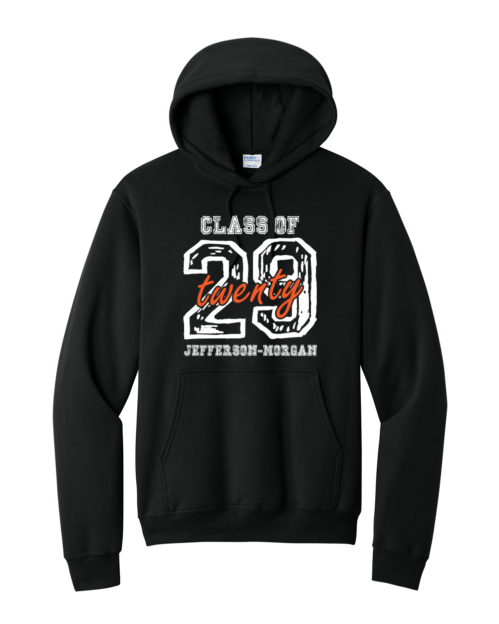JM Class 2029 - Port & Co Core Fleece Pullover Hooded Sweatshirt