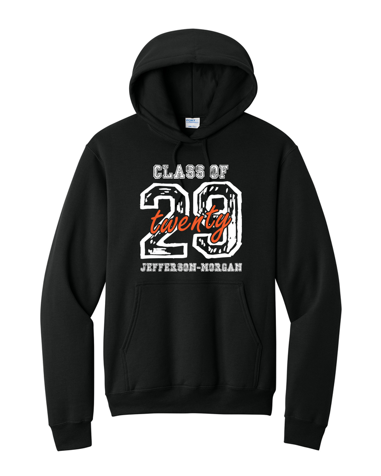 JM Class 2029 - Port & Co Core Fleece Pullover Hooded Sweatshirt