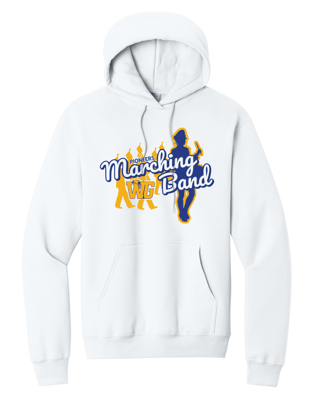 WG Marching Band - Port & Co Core Fleece Pullover Hooded Sweatshirt