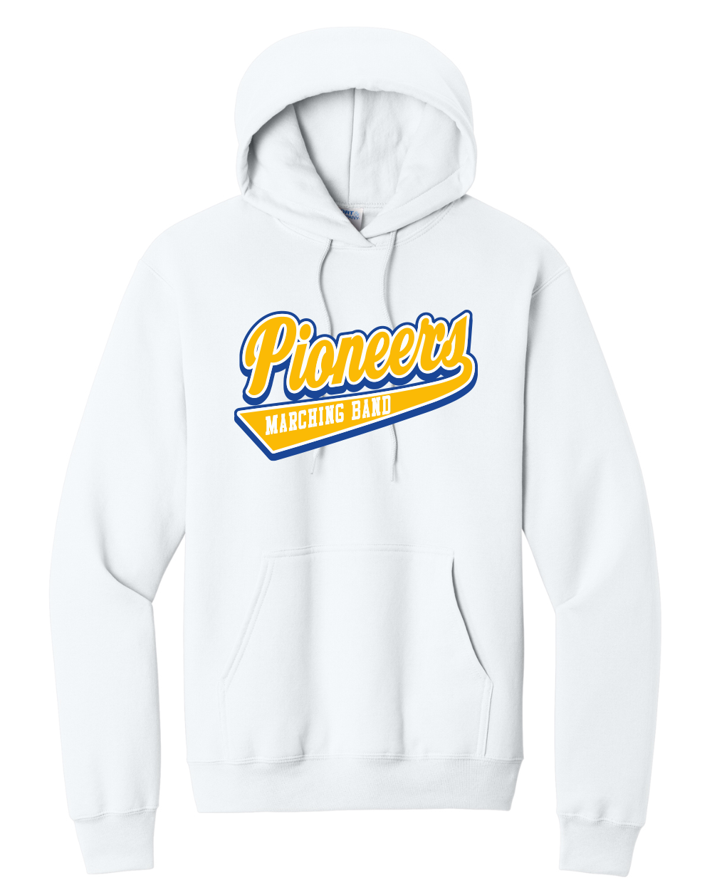 Pioneer Marching Band - Port & Co Core Fleece Pullover Hooded Sweatshirt