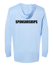 Load image into Gallery viewer, Ridin' 4 A Legend - Paragon Unisex Bahama Performance Hooded Long Sleeve T-Shirt
