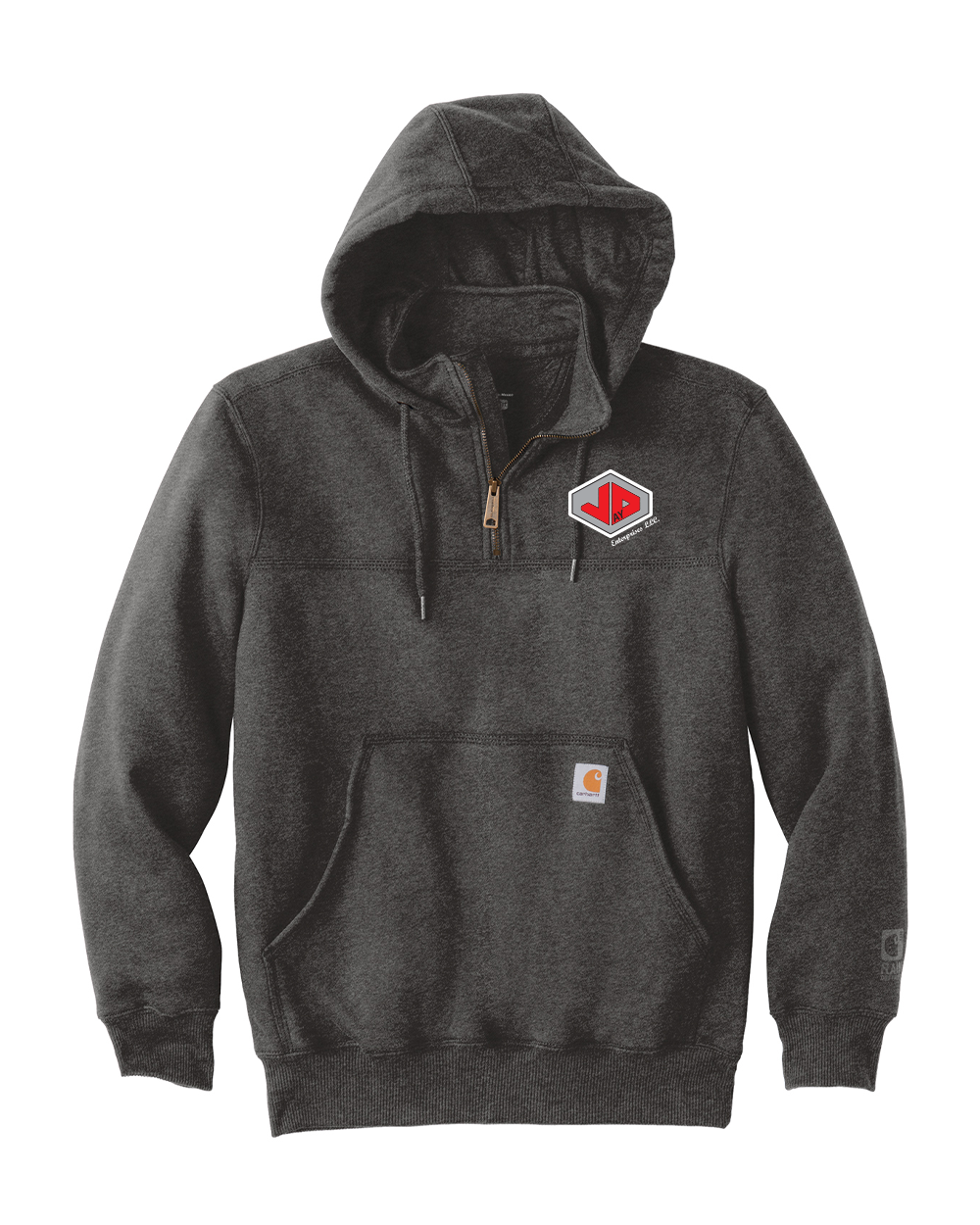 Jay D Enterprises Carhartt Rain Defender Paxton Heavyweight Hooded Zip Mock Sweatshirt