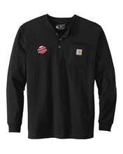 Load image into Gallery viewer, Higgins Hauling - Carhartt Long Sleeve Henley T-Shirt
