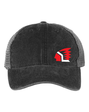 Load image into Gallery viewer, Waynesburg Raiders Dashboard Trucker Cap
