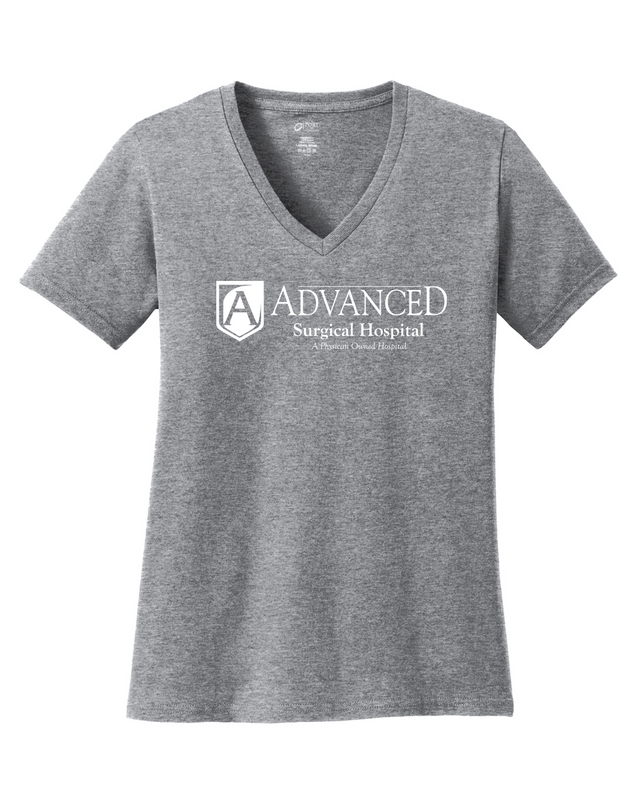 Advanced Surgical - Port & Company Ladies Core Cotton V-Neck Tee
